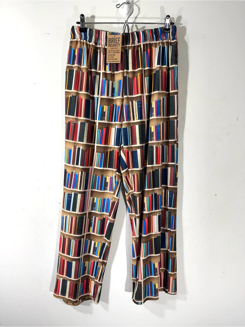 Brief Insanity Lounge Pants Totally Booked Medium NWT